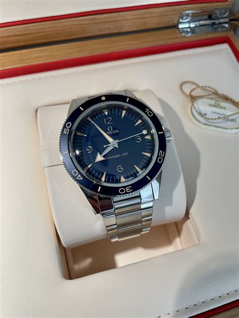 omega seamaster 300 39mm|omega seamaster 300 heritage blue.